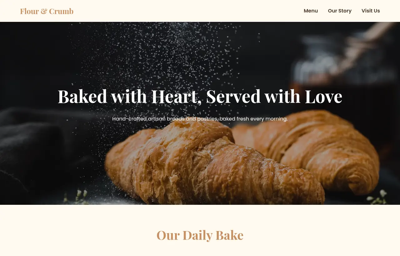 Bakery preview