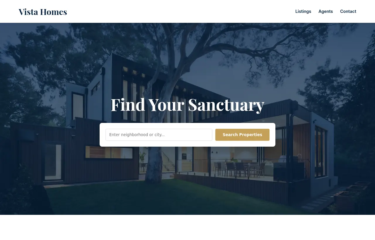 Real estate agency preview