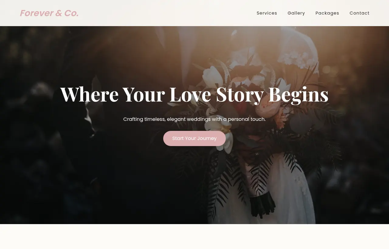 Wedding planner preview